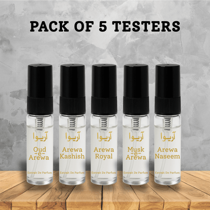 PACK OF 5 TESTERS